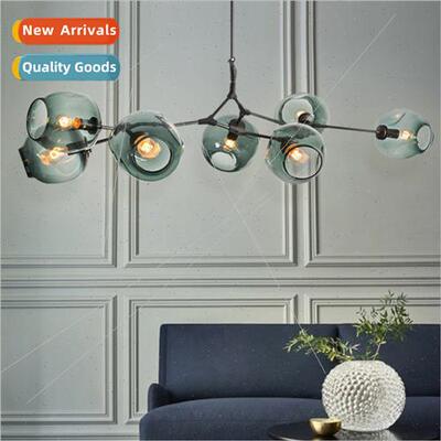 Scandinavian living room chandelier modern simple dining roo