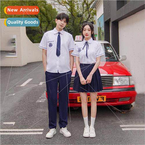 Nanchuan Middle School Organ Pleated Short Sleeve Summer Mid