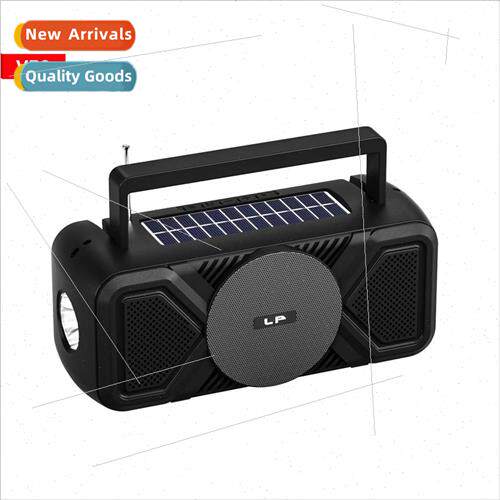 New wireless bluetooth solar flashlight speaker two-in-one o