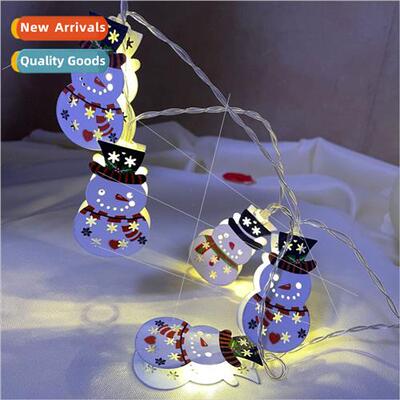 New led Christmas holiday decoration string lights Iron snow