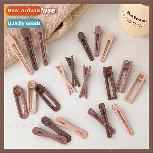 Milk curry color -marking hair clips female side bangs clip