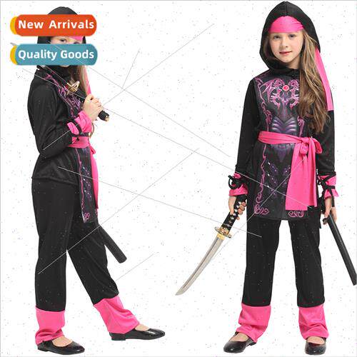 Halloween cosplay costumes  children samurai Naruto dress up
