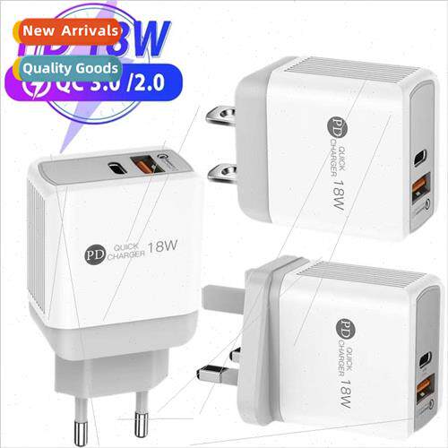 PD18W fast charger 5V3A UK  charging head type-c QC3.0 fast