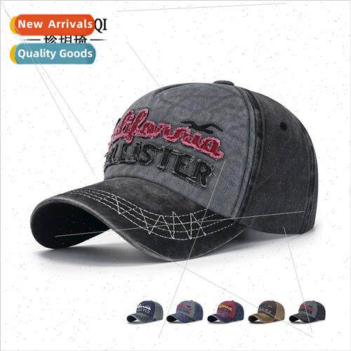 new Korea  fivePCS washed baseball cap men women wh old fade