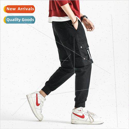 2022 Spring Autumn Korea  men casual pants loose sports pant