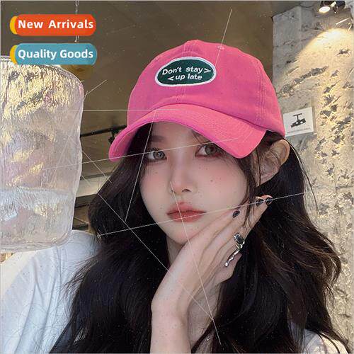 2022 new baseball cap sun hat show face small letters embroi