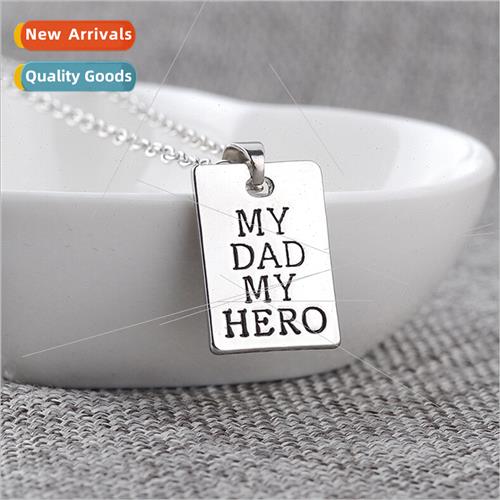 Europe Uned States creative Father Day necklace My Dad My He