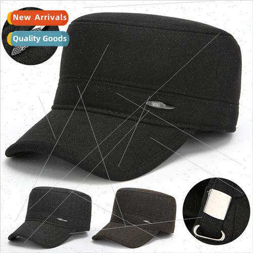 New hat men fall winter outdoor tweed cap Korea  fashion mid