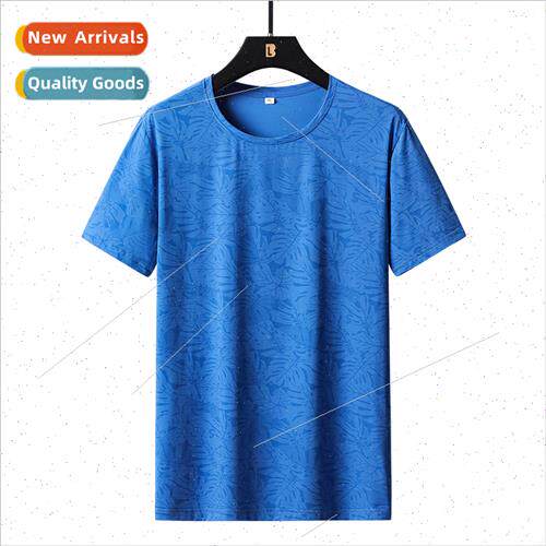 Cool ice silk air-condioning clothing breathable short-sleev