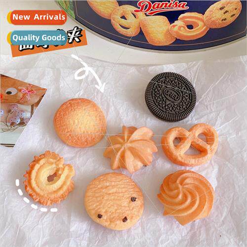 Cartoon cute cookie cutter hair clips simulation food fun qu