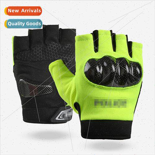 Reflective half finger gloves men half finger touch screen c