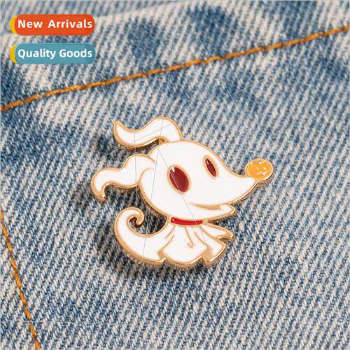 cartoon ghost corsage badge cute decorative cardigan pin but