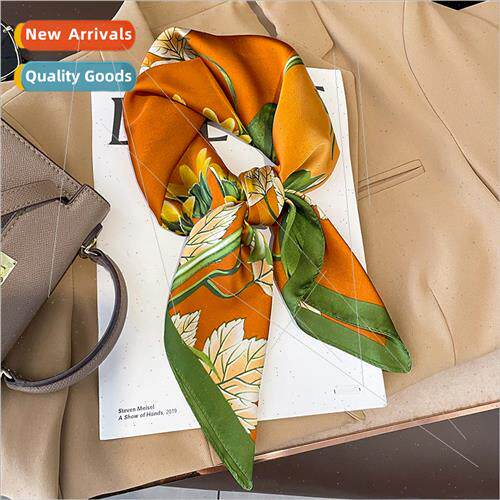 lk scarf female spring fall new fashion simulation silk temp