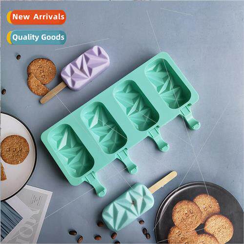 4-nk Diamond Large 483 Ice Cream licone Molds Dessert Popsic
