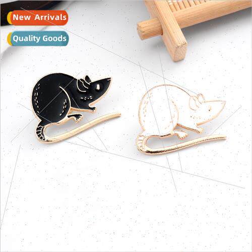 Cartoon cute mini mouse alloy brooch personaly creative blac