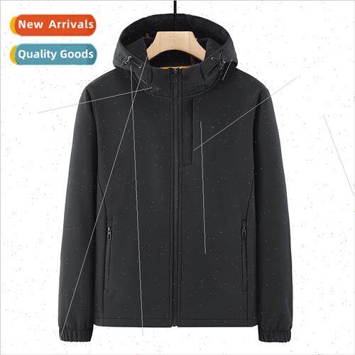 Large size men jacket coat winter 2023 new casual middle-age