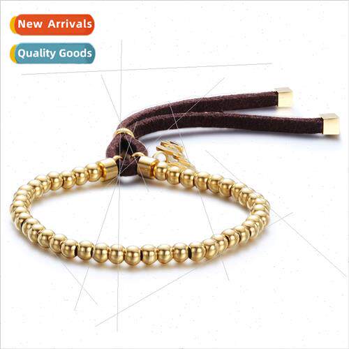 3MM Stainless Titanium Bracelet Simple Adjustable Length Ros