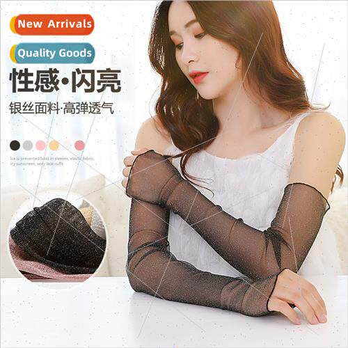 ght market ice cold sunscreen sleeves thin long mesh gloves