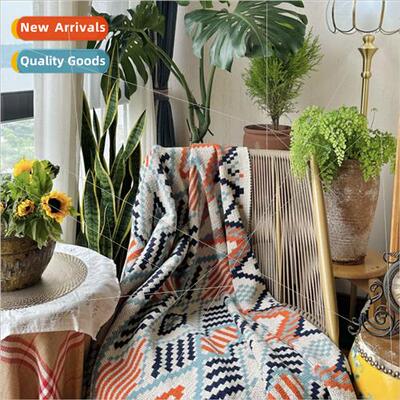 Ukulele blanket sofa bohemian office nap blanket sofa blanke