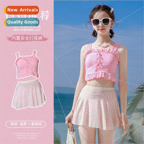 Childrens swimsu spl two-piece swimsu girls middle and large