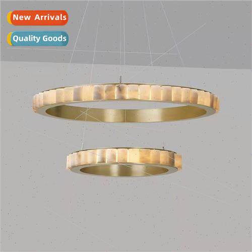 New Chinese chandelier light luxury ring living room villa d