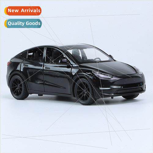 1 32 Tesla MODELY simulation alloy car model sound light boo