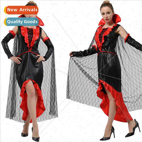 Halloween Cosplay Costumes Vampire Princess Dress Stage Perm
