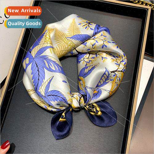 Korea summer new mulberry silk scarf 53cm professional elega