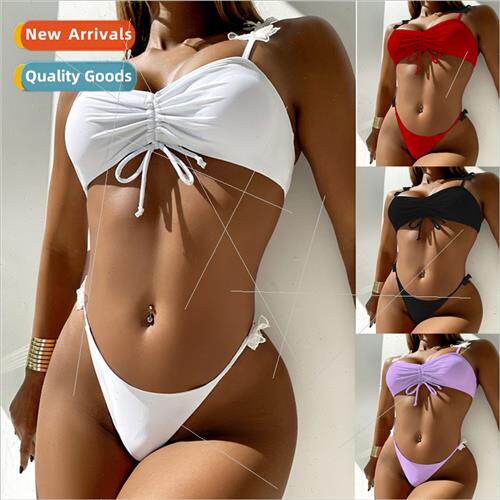 Europe new triangle swimsu women bikini swimsu sexy ins wind