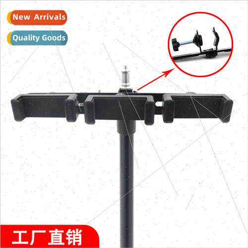 Two-camera one-photo flash double-head bracket T-bracket vid