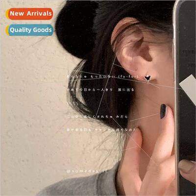 Small butterfly earrings versatile classic Korea earrings fe