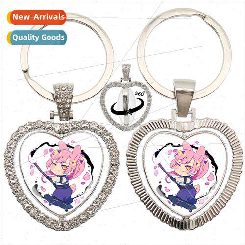 New Anime Sk8 Infiny Pin  Jewellery Glass Round Rotating Hea