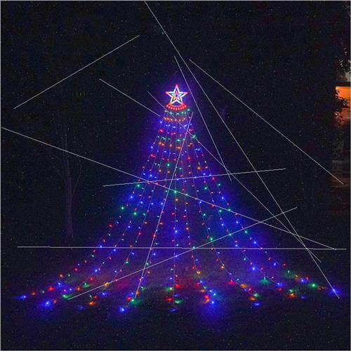 Pentagram waterfall lights phantom led lights ice bar lights