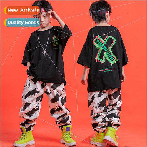 June 1 Childrens Permance Costume Boys Set Dance Su Hiphop J