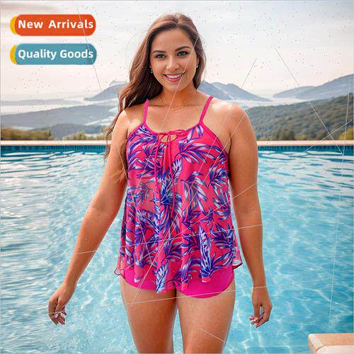 2023 New Large ze Tankini Swimsu Spl Two Piece Swimsu Women