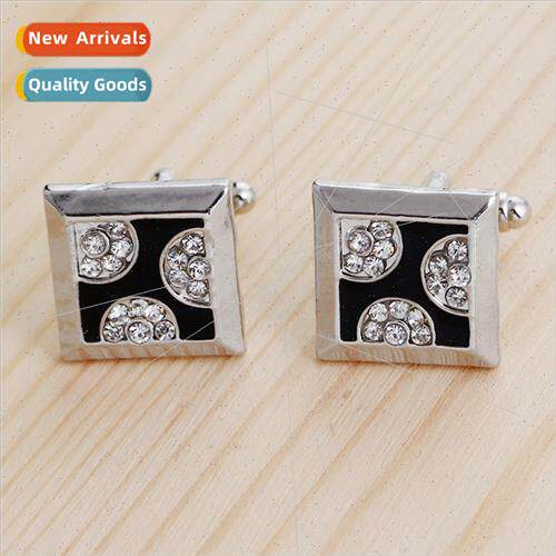 Square diamond cufflinks fashion French cufflinks cufflinks