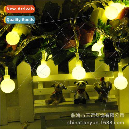 Ins wind orb light string LED color lights frosted ball ligh