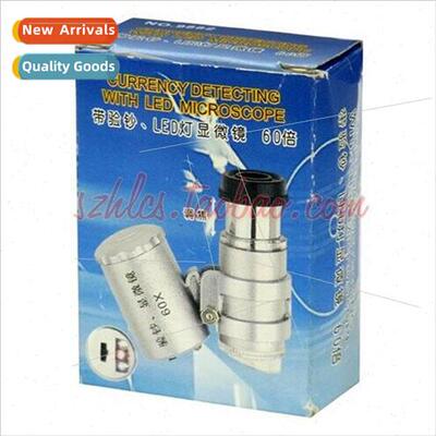 9882 60x Magnifier Pocket ze Adjustable Focus wh Money Detec