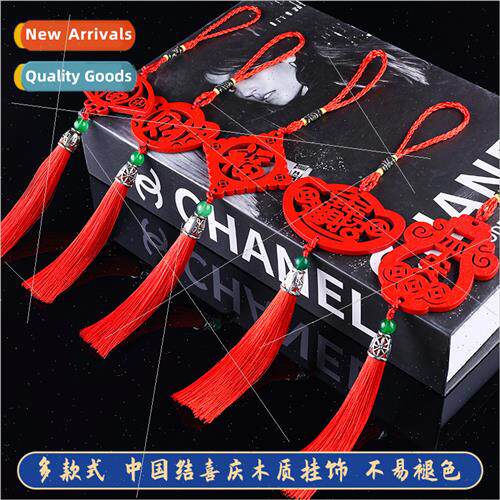 Chinese knot festive wooden hanging diy handmade materials n
