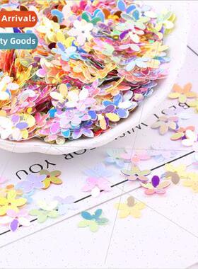 10mm five-leaf flower illusion wedding clothes decoration di