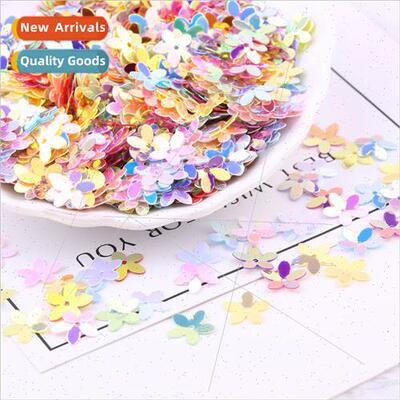 10mm five-leaf flower illusion wedding clothes decoration di