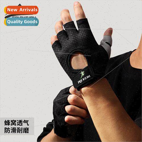 Fness gloves mens half-finger thin section womens sports out