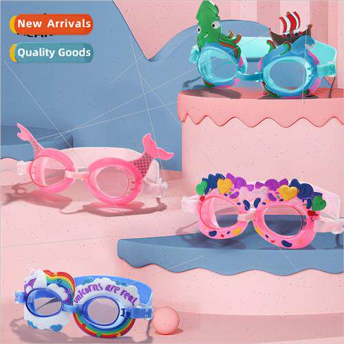 Childrens swimming goggles high-definion flat light waterpro