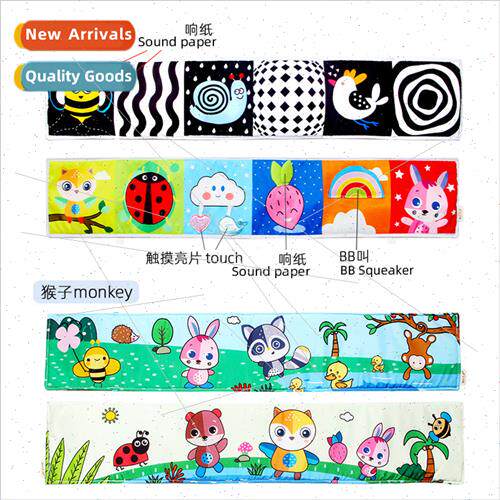 0-1 years old baby newborn baby crib surround cloth book tea