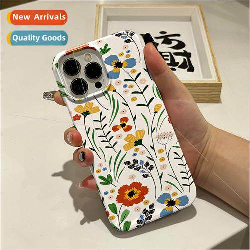 Full screen small broken flowers apple 14promax phone case p