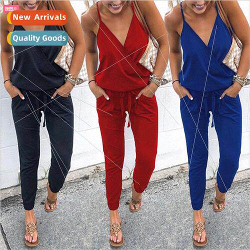 2021 spring summer fashion casual lace-up pockets backless h