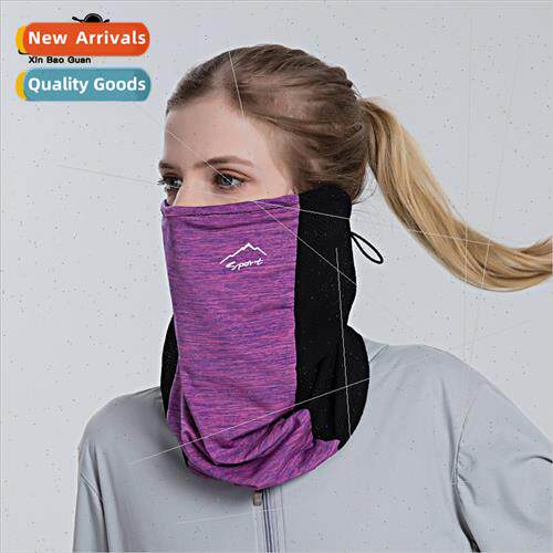 8123 summer ice silk sun mask breathable male outdoor sports