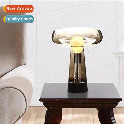 Scandinavian marble glass table lamp vertical bedside bedroo