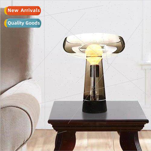 Scandinavian marble glass table lamp vertical bedside bedroo