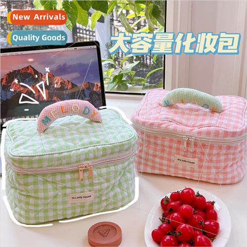 Cosmetic storage bag ins wind travel wash portable handbag l